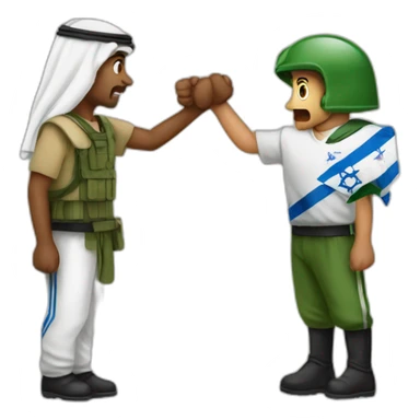 Israel vs palestin sticker