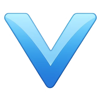 It's a bright blue jagged starburst (or sunburst/jagged circle) background with a bold white checkmark centered inside. This design has remained consistent for X Premium subscribers sticker