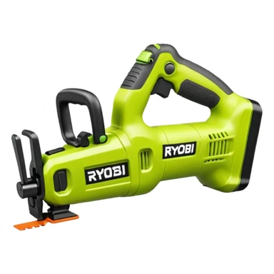 RYOBI ONE+ 18V Cordless Reciprocating saw battery emoji style sticker