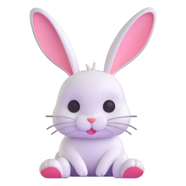 normal rabbit sticker