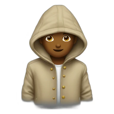 Jamping coat sticker