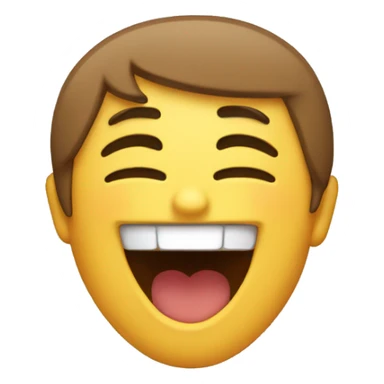 Half heart half laugh sticker