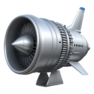 B737 Strong big Jet Engine sticker