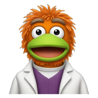 Beaker muppets sticker