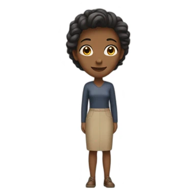 "Tall woman" sticker