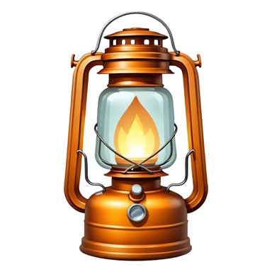 camping lantern sticker