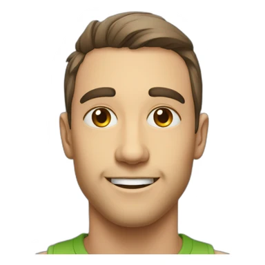 larmes aux yeux avec sourire sticker