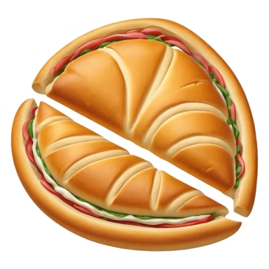 pide bread object icon, oval Turkish pide bread, golden crust, soft baked texture, 3D cartoon, mobile game icon style, centered, clean background, no text, no watermark
 sticker
