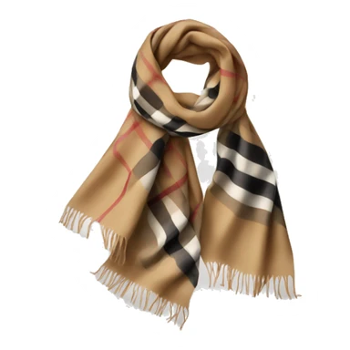 Burberry scarf sticker