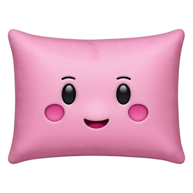 Make a pink pillow sticker