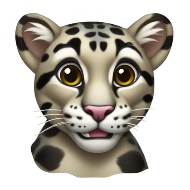 Clouded Leopard  sticker
