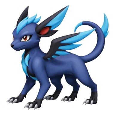Luxray-Absol-Noivern-Dewott-fusion sticker