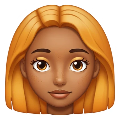Girl with hyperpigmentation  sticker