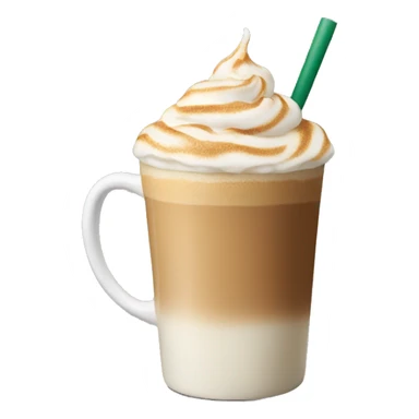 Vanilla latte from Starbucks  sticker