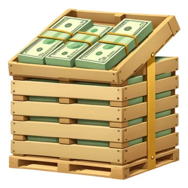 money full pallet sticker