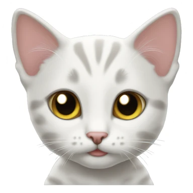 kitten from diamant sticker