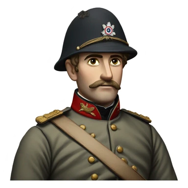 British soldier in the Crimean War sticker