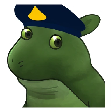 Rabbit with a hat sticker