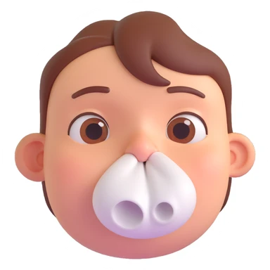 naso che cola, fai solo il naso sticker