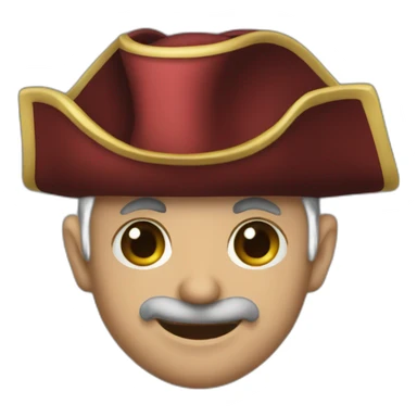 Alick mouriesse pirate hat sticker