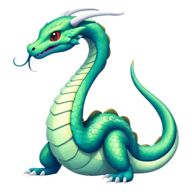 Seviper-Dragonair-hybrid, full body, sticker