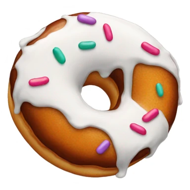 donuts with white icing sticker