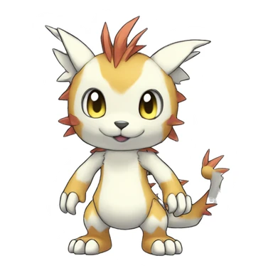 cute cool edgy beautiful shiny pretty Digimon-Fakemon-animal full body sticker