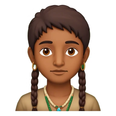An Indian from a rainforest sticker