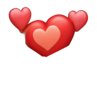 Mail with a 3d heart jumping out sticker