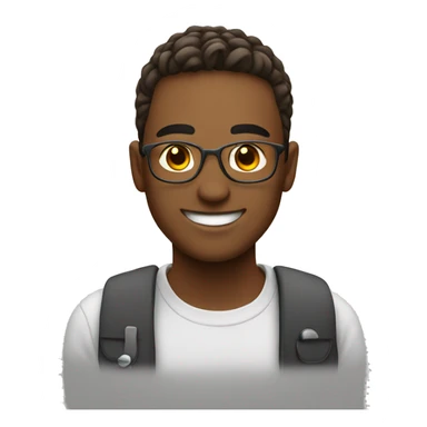 university students, happy sticker