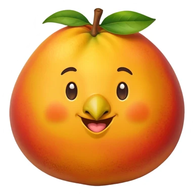 Turkey and a cute happy mango sticker