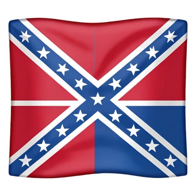 Confederate flag sticker