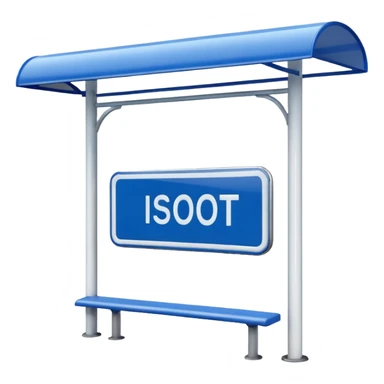 Bus Stop Signboard sticker