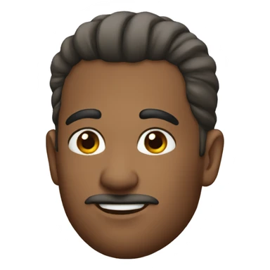 colonial man in bun sticker