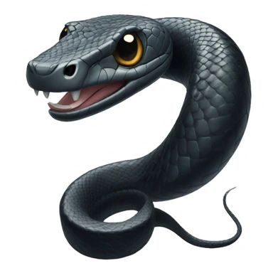 black mamba snake sticker