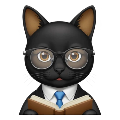 stock trading black and smart cat sticker