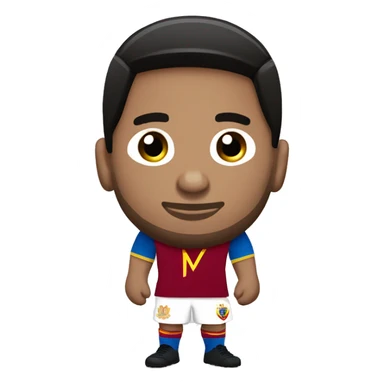 Messi con camisa de Venezuela  sticker