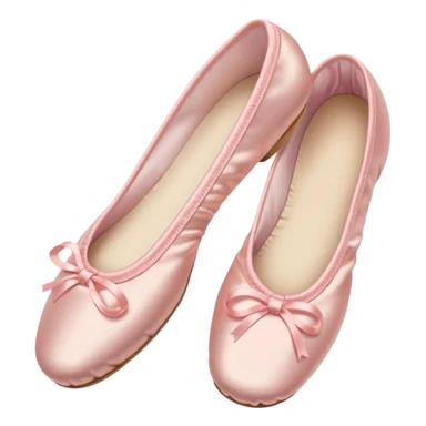 pastel pink ballet shoes sticker