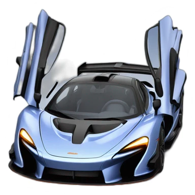 mclaren senna and bat  sticker