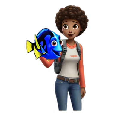 finding dory holding controller pad sticker