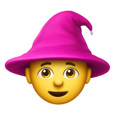 gnomo con cappello fucsia  sticker