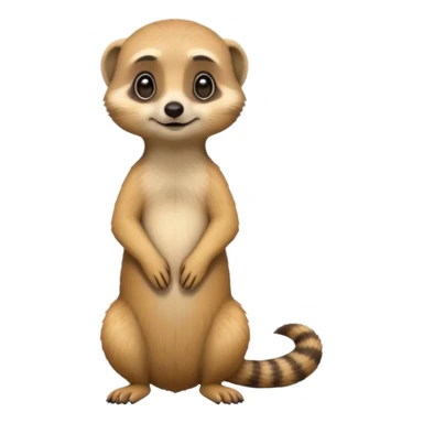 Create a meerkat emoji sticker