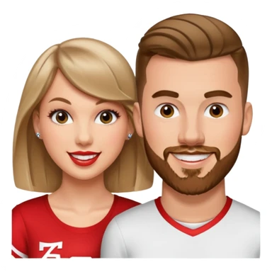 Taylor Swift and Travis kelce sticker