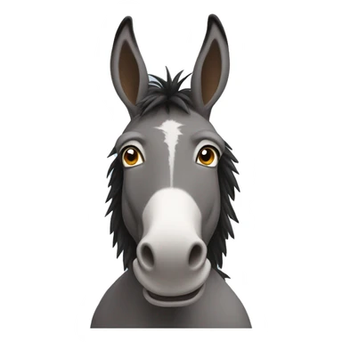 Dominic the donkey sticker