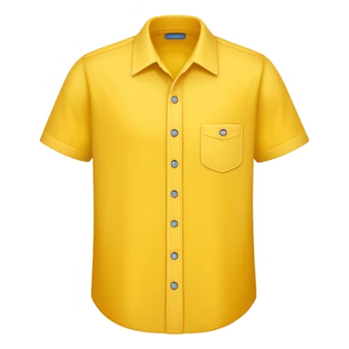 chemise jaune  sticker