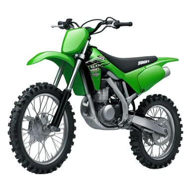 Kawasaki dirt bike sticker