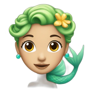 princess mermaid sticker