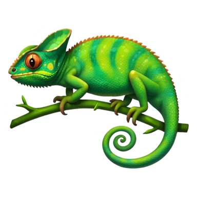 chameleon sticker