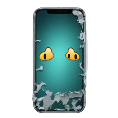iPhone 16 pro Broken display  sticker