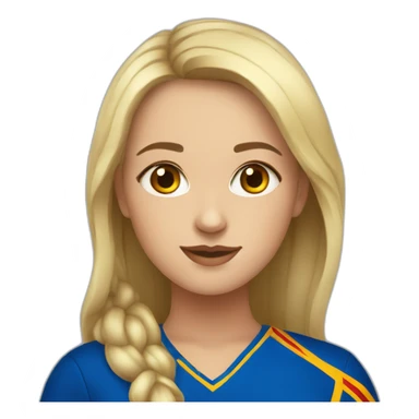 Moldova girl sticker